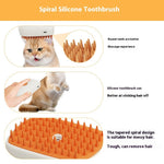 USB Rechargeable Pet Steam Brush | Cat Grooming Brush Spray Massage Comb for Easy Fur Care
