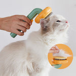 Self Cleaning Cat Slicker Brush | Cat Grooming Brush for Loose Fur, Undercoat & Tangled Hair