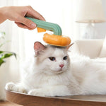 Self Cleaning Cat Slicker Brush | Cat Grooming Brush for Loose Fur, Undercoat & Tangled Hair