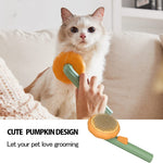 Self Cleaning Cat Slicker Brush | Cat Grooming Brush for Loose Fur, Undercoat & Tangled Hair