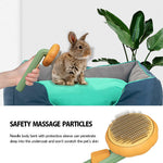 Self Cleaning Cat Slicker Brush | Cat Grooming Brush for Loose Fur, Undercoat & Tangled Hair