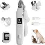 2-in-1 Cat Nail Clipper & Grinder with LED Light | Pet Nail Care Tool for Gentle Cat Grooming