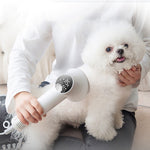 Smart Cat Hair Dryer & Comb | Quiet Pet Grooming Dryer for Gentle Drying & Fur Care