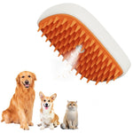 USB Rechargeable Pet Steam Brush | Cat Grooming Brush Spray Massage Comb for Easy Fur Care