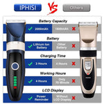 Professional Dog Grooming Clipper Kit | Dog Hair Trimmer Set with Guide Combs for Easy Home Grooming