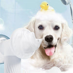 Automatic Foaming Pet Bath Brush | Dog & Cat Shampoo Brush with Soap Dispenser & Massage Grooming Tool