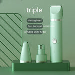 Pet Grooming Clipper for Cats | Cat Hair Removal Shaver with USB Rechargeable Trimmer & Guide Combs
