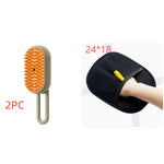 3-in-1 Steam Pet Grooming Brush | Cat & Dog Steam Brush for Hair Removal, Detangling & Massage
