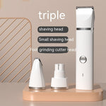 Pet Grooming Clipper for Cats | Cat Hair Removal Shaver with USB Rechargeable Trimmer & Guide Combs